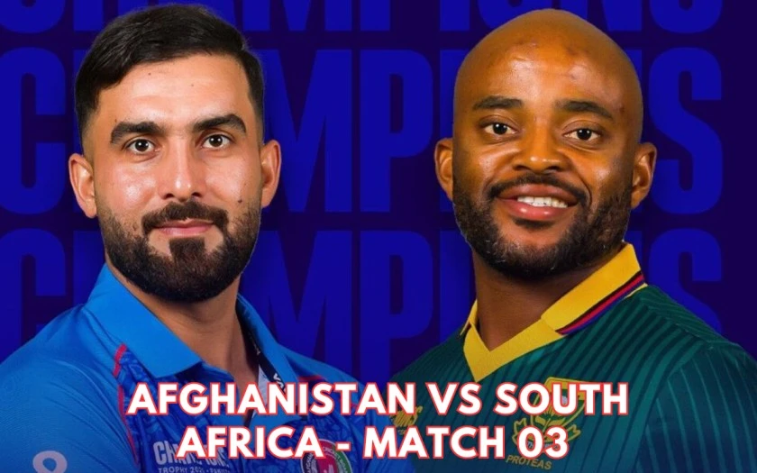 Afghanistan vs South Africa - Match 03