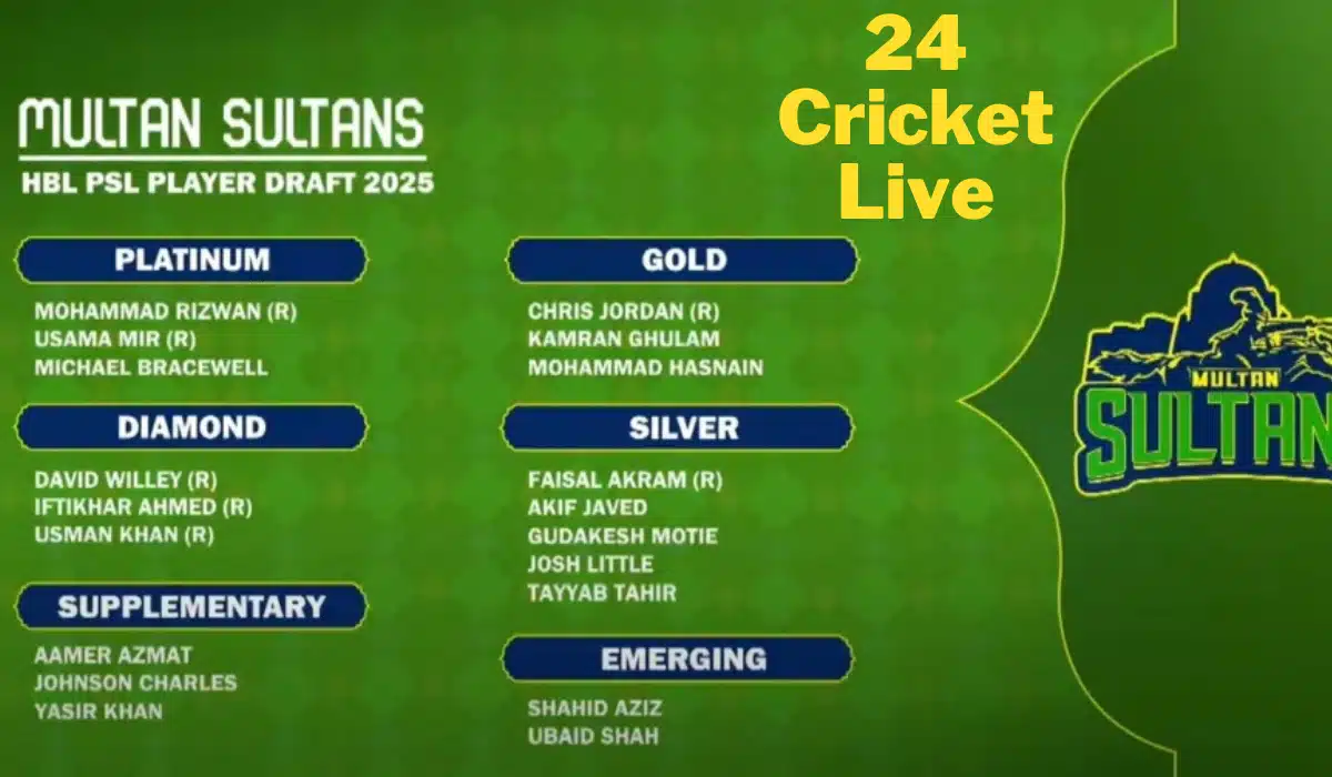 Multan Sultans Schedule 2025