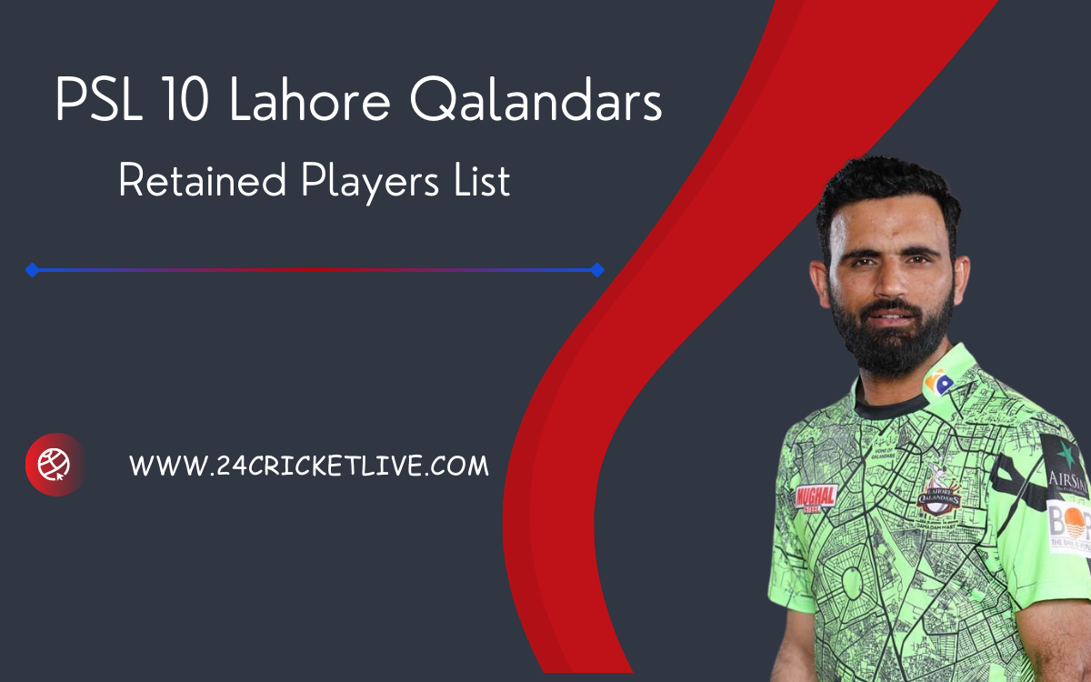 PSL 10 Lahore Qalandars Retained Players