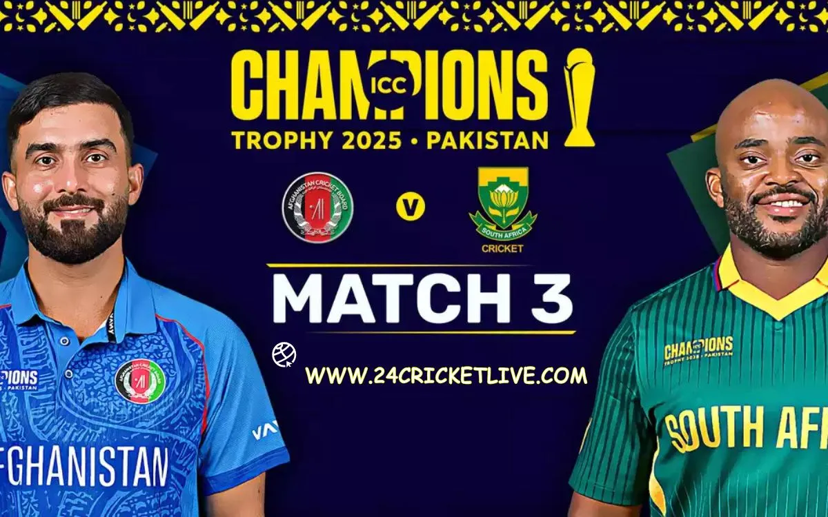 Points table Champions Trophy 2025 South Africa Vs Afghanistan