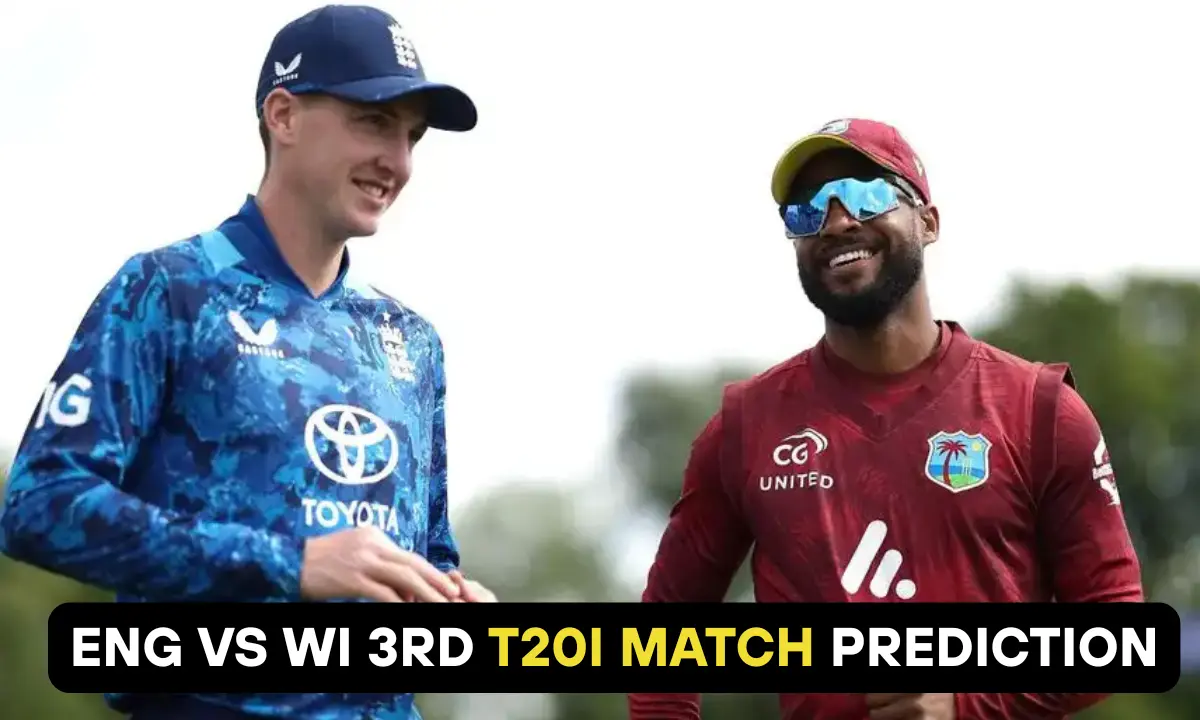ENG vs WI 3rd T20I Match Prediction