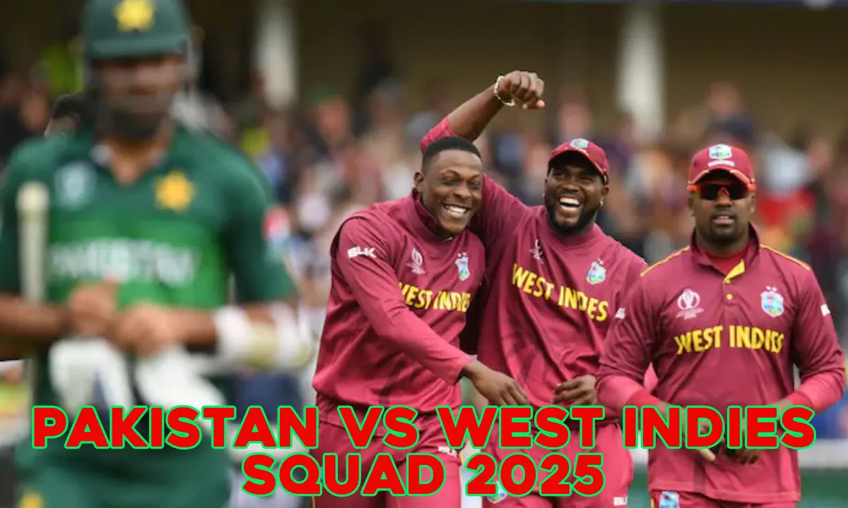 Pakistan vs West Indies Squad 2025