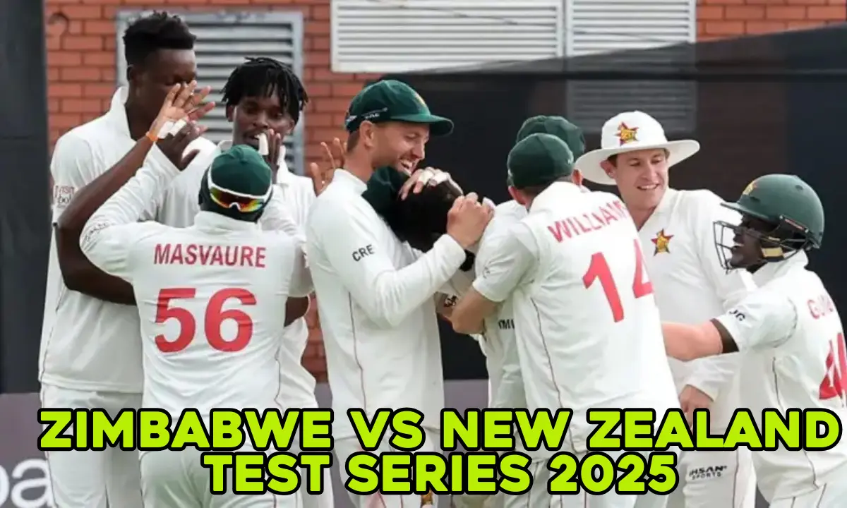Zimbabwe vs New Zealand Test series 2025